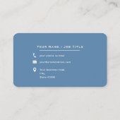 Folgen Sie der Prüfung, um eine Verbindung mit dem Visitenkarte (Rückseite)