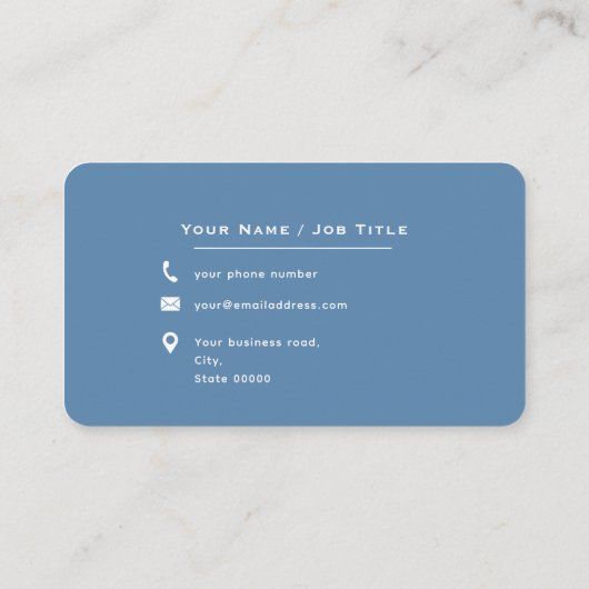 Folgen Sie der Prüfung, um eine Verbindung mit dem Visitenkarte (Rückseite)