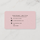 Folgen Sie der Prüfung, um eine Verbindung mit dem Visitenkarte (Rückseite)