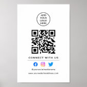Folgen Sie der Prüfung, um mit unserem QR-Code Ihr Poster (Vorne)