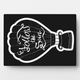 Folgen Sie der Sonne Fotoplatte