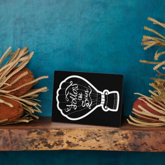 Folgen Sie der Sonne Fotoplatte (Seite)