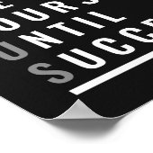 Folgen Sie einem Kurs bis zum Erfolg | MOTIVIEREND Poster (Ecke)