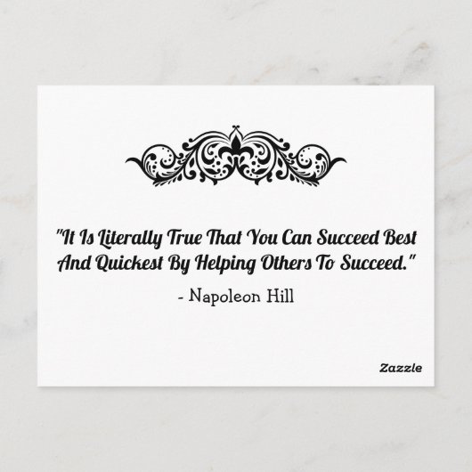 Folgen Sie gut und am schnellsten Postkarte (Rückseite)