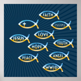 Folgen Sie ihm | Christlich Inspiration Poster