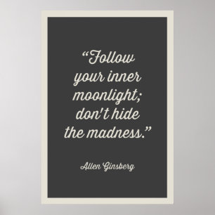 FOLGEN SIE IHNEN INNERES GRAU DES POSTER