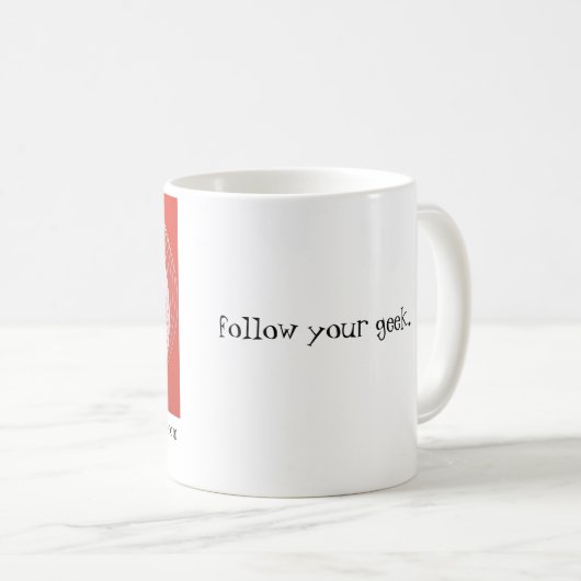 Folgen Sie Ihrem Aussenseiter Kaffeetasse (VorderseiteRechts)