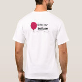 Folgen Sie Ihrem Ballon T-Shirt (Rückseite)