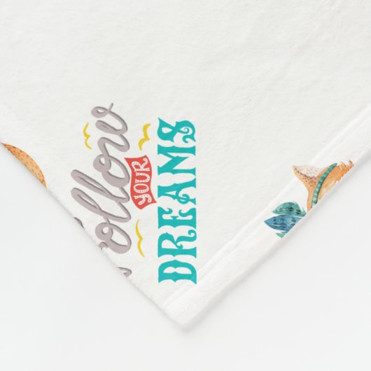 Folgen Sie Ihrem Dreams Fox Fleecedecke (Ecke)