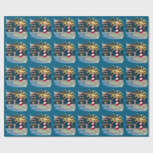 Folgen Sie Ihrem eigenen Licht Geschenkpapier (Flach)