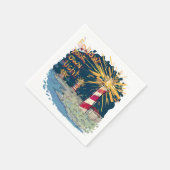 Folgen Sie Ihrem eigenen Licht Serviette (Ecke)