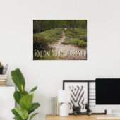 Folgen Sie Ihrem eigenen Weg Poster (Heimbüro)