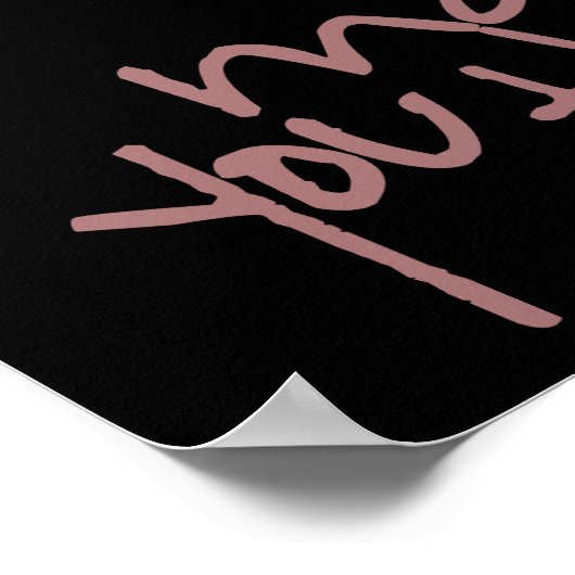 Folgen Sie Ihrem Glückspilster Poster (Ecke)