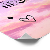 Folgen Sie Ihrem Heft Sky Poster (Ecke)