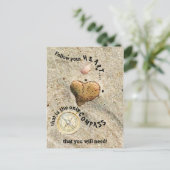 Folgen Sie Ihrem Herz nur Kompass, den Sie benötig Postkarte (Stehend Vorderseite)