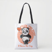 Folgen Sie Ihrem Herz Panda Niedlich Inspiration Tasche (Vorderseite)