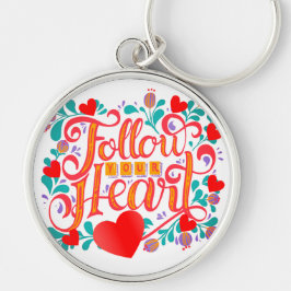FOLGEN SIE IHREM HERZ SCHLÜSSELANHÄNGER