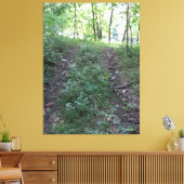 Folgen Sie Ihrem Herz von der Straße! Leinwanddruck (Insitu (Wohnzimmer))