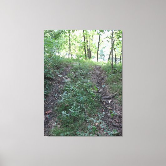 Folgen Sie Ihrem Herz von der Straße! Leinwanddruck (Vorderseite)