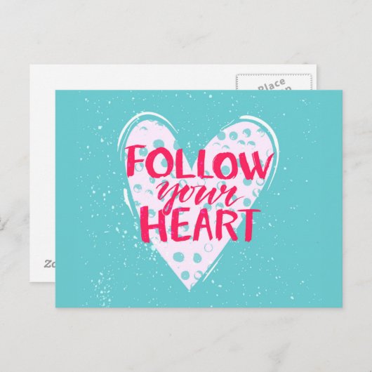 Folgen Sie Ihrem Herzen 2 Postkarte (Vorne/Hinten)