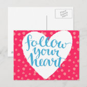 Folgen Sie Ihrem Herzen 3 Postkarte (Vorne/Hinten)