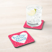 Folgen Sie Ihrem Herzen 3 Untersetzer (Rechte Seite)