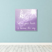 Folgen Sie Ihrem Herzen es weiß, wie die Leinwand (Insitu (Holzboden))