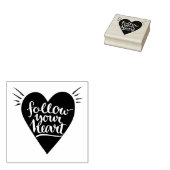 Folgen Sie Ihrem Herzen Gummistempel (Stempel)
