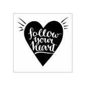 Folgen Sie Ihrem Herzen Gummistempel (Prägung)