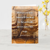 Folgen Sie Ihrem Herzen Inspiration ägyptisches Sp Karte (Gelbe Blume)