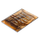 Folgen Sie Ihrem Herzen Inspiration ägyptisches Sp Notizblock (Linke Seite)