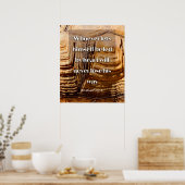 Folgen Sie Ihrem Herzen Inspiration ägyptisches Sp Poster (Küche)