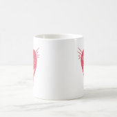 Folgen Sie Ihrem Herzen Kaffeetasse (Mittel)