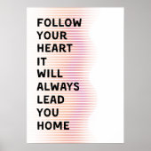 Folgen Sie Ihrem Herzen Poster (Vorne)