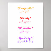 Folgen Sie Ihrem Herzen Poster (Vorne)