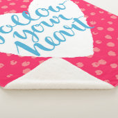 Folgen Sie Ihrem Herzen Sherpadecke (3/4)