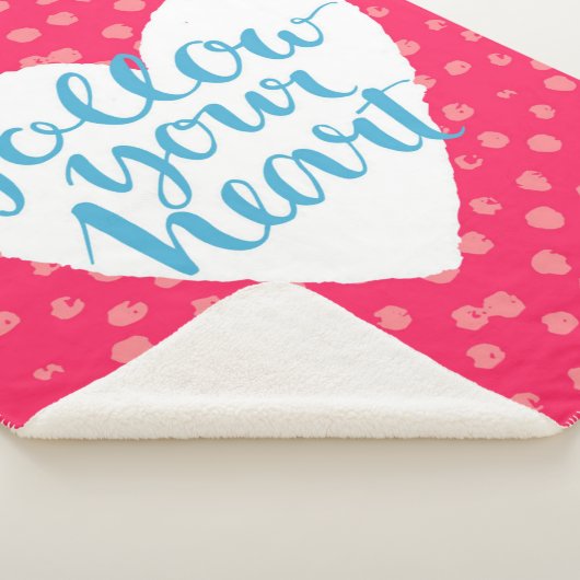 Folgen Sie Ihrem Herzen Sherpadecke (3/4)