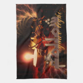 Folgen Sie Ihrem leichten, inspirierenden Baumwoll Geschirrtuch (Vertikal)