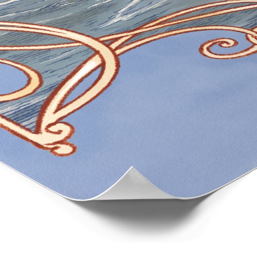 Folgen Sie Ihrem Mitgefühl Poisson Poster (Ecke)