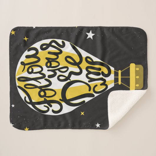 Folgen Sie Ihrem Traum-Ballon Sherpadecke (Vorderseite (Horizontal))