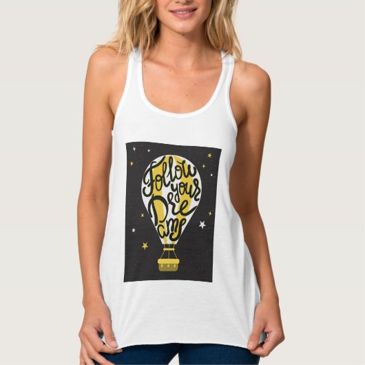 Folgen Sie Ihrem Traum-Ballon Tank Top (Vorderseite)