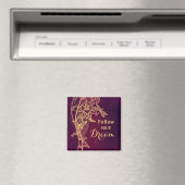 Folgen Sie Ihrem Traum Eleganter Schmetterling auf Magnet (In Situ (Geschirrspüler))