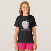 Folgen Sie Ihrem Traum wie ein Einhorn-Zauber T-Shirt (Vorne ganz)