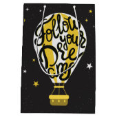 Folgen Sie Ihrem Traumballon Mittlere Geschenktüte (Rückseite)