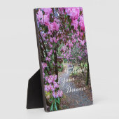 Folgen Sie Ihrem traumhaften Zitat-Garten-Pfad Fotoplatte (Seite)