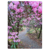 Folgen Sie Ihrem traumhaften Zitat-Garten-Pfad Klemmbrett (Rückseite)