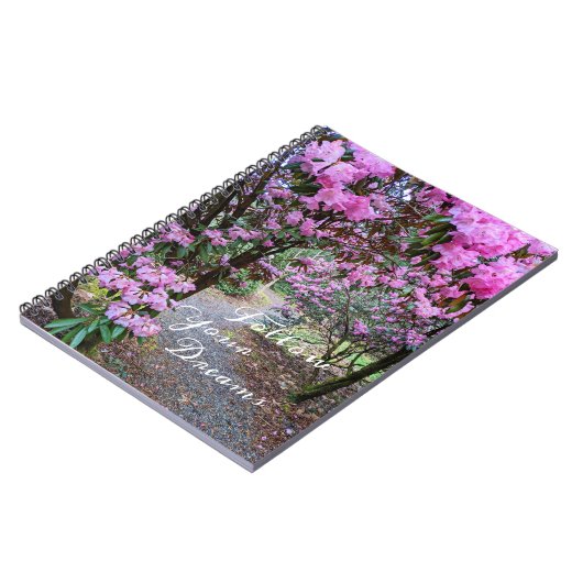 Folgen Sie Ihrem traumhaften Zitat-Garten-Pfad Notizblock (Linke Seite)