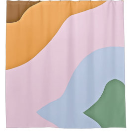 FOLGEN SIE IHREN FLÜSSEN! DUSCHVORHANG