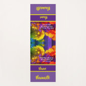 Folgen Sie Ihren Herz-Blume Inspiration Yogamatte (Vorderseite)