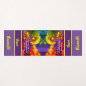 Folgen Sie Ihren Herz-Blume Inspiration Yogamatte (Vorderseite (Horizontal))